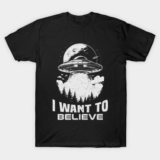 I Want To Believe - Aliens UFO T-Shirt